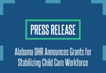 Alabama DHR announces grants for stabilizing childcare workforce