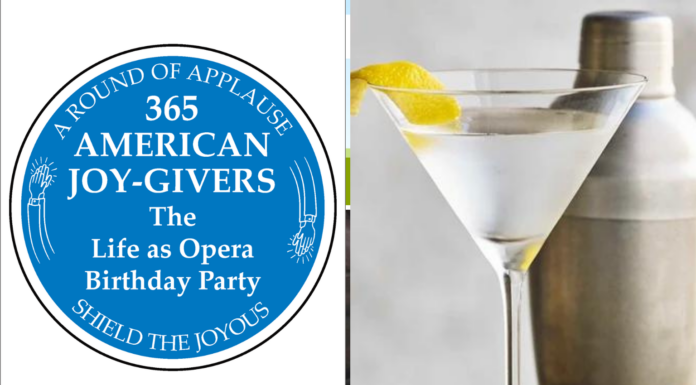 365 AMERICAN JOY-GIVERS for 2021: The Life as Opera Birthday Party