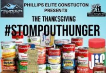 Cullman Caring for Kids and Phillips Elite Construction create the ‘Stomp Out Hunger!’ campaign to feed families in need for Thanksgiving