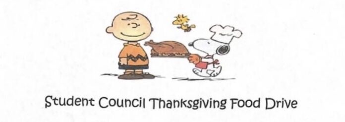 Vinemont Elementary collecting items for Thanksgiving Food Drive