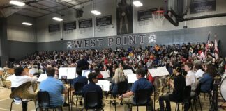 West Point Veterans Day Program held with a packed gym in attendance