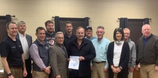Good Hope City Council receives check from Cullman County Industrial Development Authority, approves speed limit sign