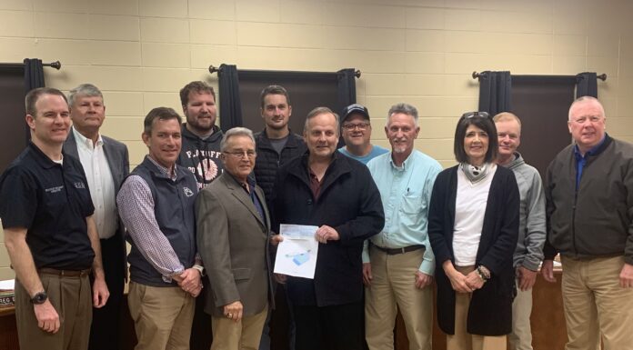 Good Hope City Council receives check from Cullman County Industrial Development Authority, approves speed limit sign
