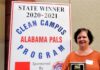 Hanceville Elementary School wins 1st place in Alabama PALS Clean Campus Program