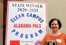 Hanceville Elementary School wins 1st place in Alabama PALS Clean Campus Program