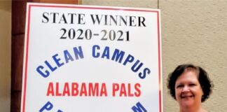 Hanceville Elementary School wins 1st place in Alabama PALS Clean Campus Program