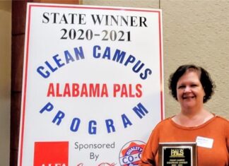 Hanceville Elementary School wins 1st place in Alabama PALS Clean Campus Program