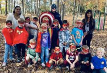 Real-life superhero at Cullman Primary School