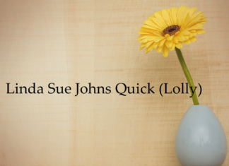 Obituary: Linda Sue Johns Quick (Lolly)