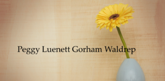 Obituary: Peggy Luenett Gorham Waldrep