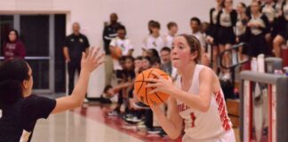 PREP BASKETBALL: Vinemont rallies to top East Lawrence 54-50 in OT, Eagles collect 1st win of season 56-42