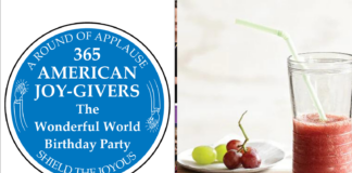 365 AMERICAN JOY-GIVERS for 2021: The Wonderful World Birthday Party