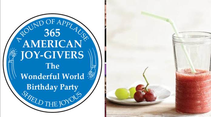 365 AMERICAN JOY-GIVERS for 2021: The Wonderful World Birthday Party