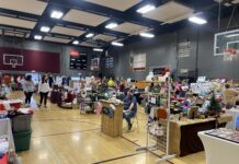 Warrior Way Market braves the rain at West Point High School Gymnasium Saturday