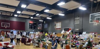 Warrior Way Market braves the rain at West Point High School Gymnasium Saturday