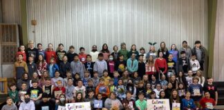 West Elementary students help spread love of reading with donation to the Imagination Library