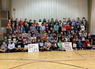 West Elementary students help spread love of reading with donation to the Imagination Library