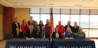 Wallace State signs articulation agreement with Athens State for Advanced Manufacturing Management, Logistics & Supply Chain Management degrees