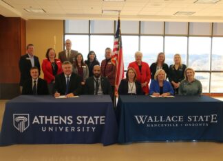 Wallace State signs articulation agreement with Athens State for Advanced Manufacturing Management, Logistics & Supply Chain Management degrees