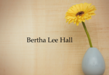 Obituary: Bertha Lee Hall