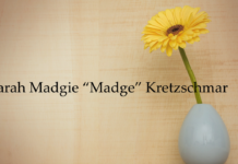 Obituary: Sarah Madgie “Madge” Kretzschmar