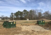 South Vinemont trailer park dumpster overflow causing litter problem for surrounding homes