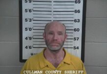Cullman County District Attorney Wilson Blaylock announces sentencing of habitual-offender Nathan Winston Stephens