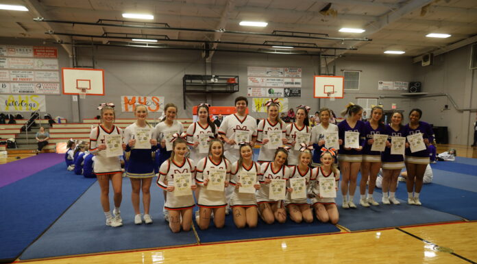 Meek High School cheer team competes in 2022 Winston County All County Cheerleaders