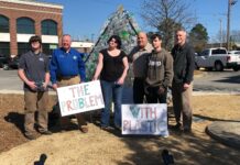 CATA students present Pyramid of Plastic project at the Cullman County Courthouse