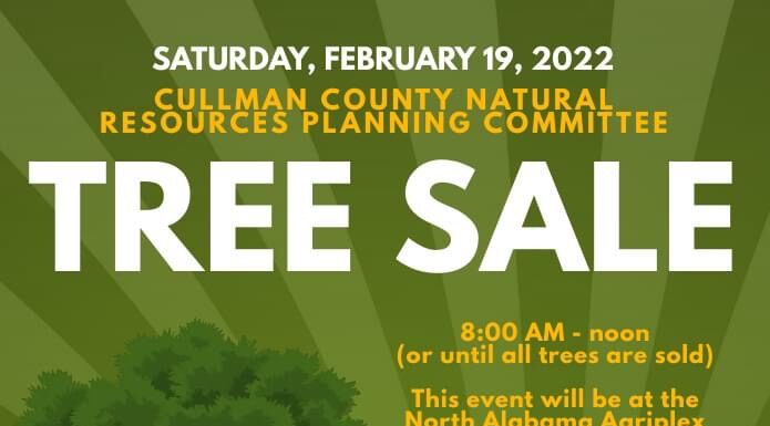Tree and shrub fundraiser sale to be held Saturday at the North Alabama Agriplex