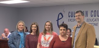 Cullman County School Board recognizes teachers, coaches at February meeting