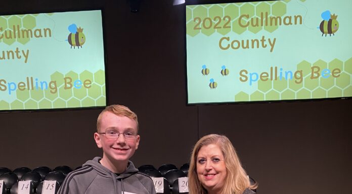 Kaden Gay of Vinemont Middle wins 95th Cullman County Spelling Bee