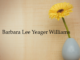 Obituary: Barbara Lee Yeager Williams