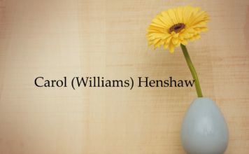 Obituary: Carol (Williams) Henshaw
