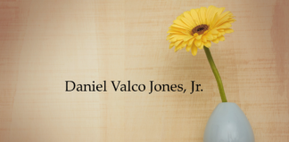 Obituary: Daniel Valco Jones, Jr.