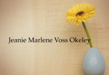 Obituary: Jeanie Marlene Voss Okeley