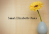 Obituary: Sarah Elizabeth Onks