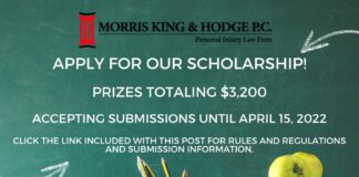 Alabama-based Morris, King & Hodge, P.C., launches 8th Annual Driver Safety Scholarship Program