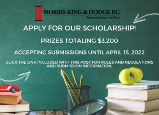 Alabama-based Morris, King & Hodge, P.C., launches 8th Annual Driver Safety Scholarship Program