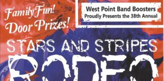 West Point Band Boosters gear up for the 38th Annual Stars and Stripes Rodeo March 4 – 5
