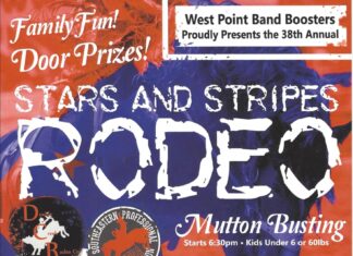 West Point Band Boosters gear up for the 38th Annual Stars and Stripes Rodeo March 4 – 5