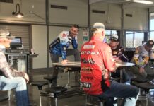 MLF Anglers meet with local school fishing teams at Cullman High School