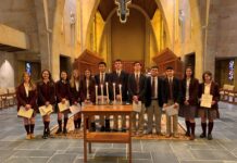 Honor Society Induction held at St. Bernard