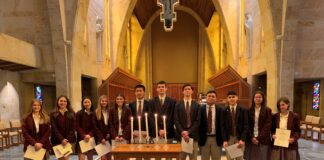 Honor Society Induction held at St. Bernard