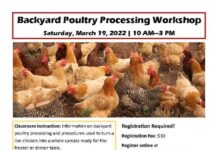 North Alabama Agriplex hosting a backyard poultry processing workshop this Saturday