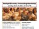 North Alabama Agriplex hosting a backyard poultry processing workshop this Saturday