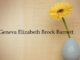Obituary: Geneva Elizabeth Brock Barnett