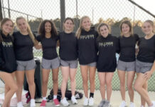 PREP TENNIS: Lady Bearcats sweep Friday triple header