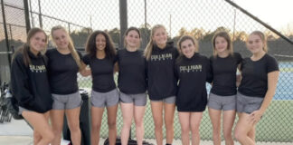 PREP TENNIS: Lady Bearcats sweep Friday triple header
