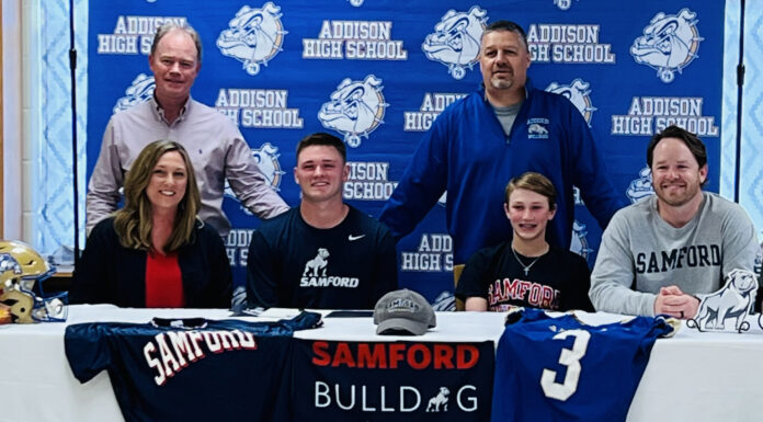 PREP FOOTBALL: Addison’s Roberts signs with Samford